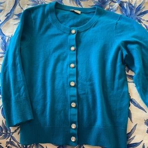 Kate Spade Size Medium Blue Cardigan